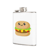 Flasques Burger Kawaii mignon. (Gauche)