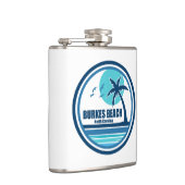 Flasques Burkes Beach Caroline du Sud Palm Tree Birds (Droite)