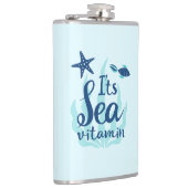 Flasques C’est de la vitamine de la mer - Citation amusante (Droite)