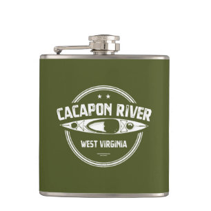Flasques Cacapon River, Virginie-Occidentale