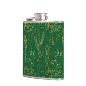 Flasques Cactus du désert d'aquarelle (Gauche)