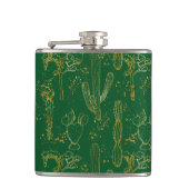 Flasques Cactus du désert d'aquarelle (Devant)