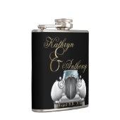 Flasques Cadeau classique Gatsby Deco Mariage Groom (Droite)