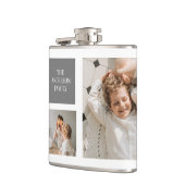 Flasques Cadeau Collage familial personnalisé (Gauche)