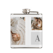 Flasques Cadeau Collage familial personnalisé (Dos)