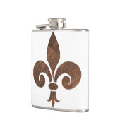 Flasques Cadeau de bar en cuivre Fleur De Lis (Gauche)