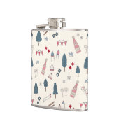 Flasques Cadeau de Champagne Rose Apres Ski pour Demoiselle (Gauche)