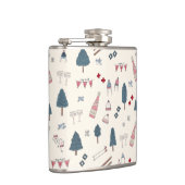 Flasques Cadeau de Champagne Rose Apres Ski pour Demoiselle (Droite)