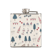 Flasques Cadeau de Champagne Rose Apres Ski pour Demoiselle (Dos)