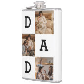 Flasques Cadeau de fête du père pour papa - collage photo | (Gauche)