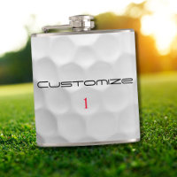 Cadeau de golf personnalisé avec nom et numéro per
