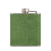 Flasques Cadeau de graduation vert en cuir Faux (Dos)