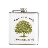 Flasques Cadeau de la fête des PÈRES arbre généalogique, ci (Devant)