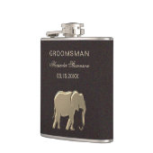 Flasques Cadeau de mariage en or (Gauche)