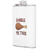 Flasques Cadeau drôle de dinde de Thanksgiving (Gauche)