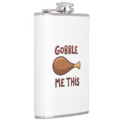Flasques Cadeau drôle de dinde de Thanksgiving (Droite)