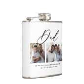 Flasques Cadeau minime de script multi photo moderne (Droite)