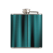 Flasques Cadeau personnalisé élégant avec monogramme noir e (Dos)