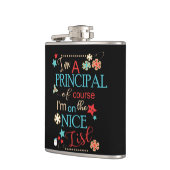 Flasques Cadeau principal de Noël drôle je suis un (Gauche)