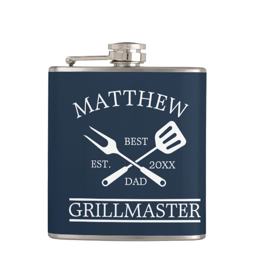 Flasques Cadeaux de Fête des pères Master Grill barbecue mo (Devant)