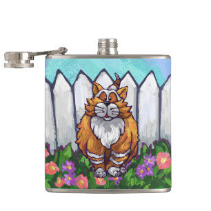 Flasques Cadeaux et accessoires de chats de gingembre