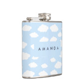 Flasques Cadeaux Monogramme Cute Girl Blue Cloud personnali (Droite)