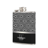 Flasques Cadeaux pour Garçons d'Honneur Motif Noir+Blanc Tr (Gauche)