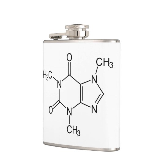 Flasques Caféine Molécule Chimie Café Atomes (Gauche)