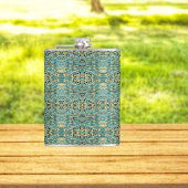 Flasques Cage de fleurs dorées