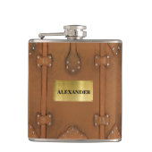 Flasques Caisse simili cuir de Steampunk-Cru (Devant)