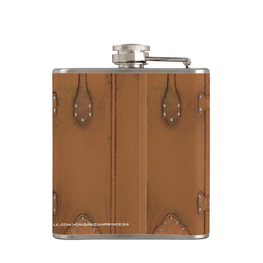 Flasques Caisse simili cuir de Steampunk-Cru (Dos)