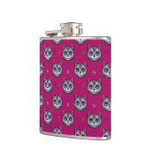 Flasques Calavera Cat Art Motif (Gauche)