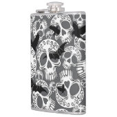 Flasques Calaveras décoratives Halloween (Gauche)