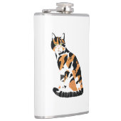 Flasques Calico chat assis (Droite)