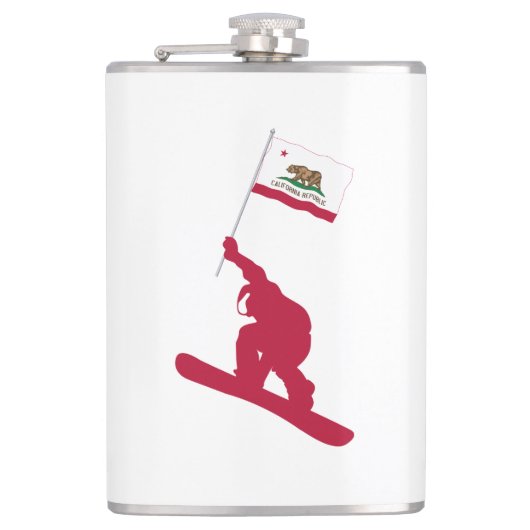 Flasques California Flag Snowboard (Devant)