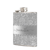 Flasques Calligraphie manuscrite Diamant Rose Parties scint (Gauche)