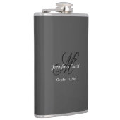 Flasques Calligraphie Monogramme Mariage Attrayant  (Droite)