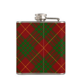 Flasques Cameron tartan rouge vert plaid (Dos)