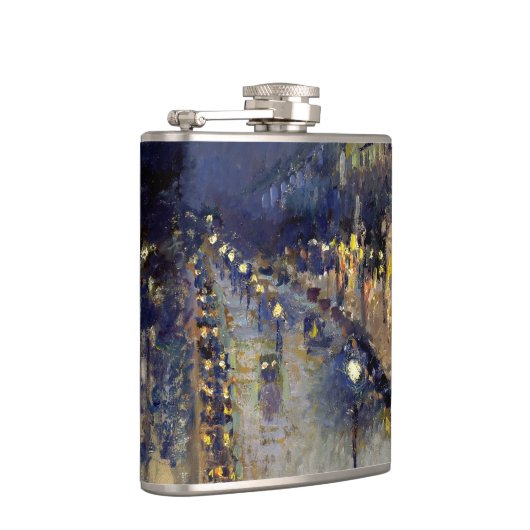 Flasques Camille Pissarro - Boulevard Montmartre en nuit (Droite)