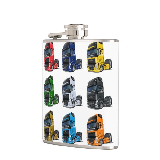 Flasques Camion de dessin (Gauche)