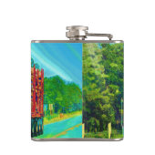 Flasques Camion de transport routier Camion de transport ro (Dos)