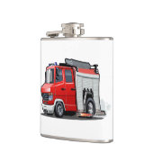 Flasques Camion-feu de dessin (Gauche)