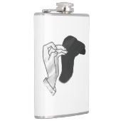 Flasques Camion Silhouette à la main (Droite)