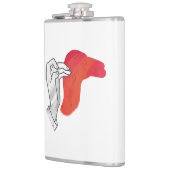 Flasques Camion Silhouette Main Rouge (Gauche)