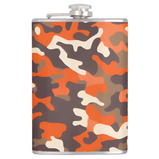 Flasques Camo orange et Brown (Devant)