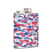 Flasques Camouflage blanc et bleu rouge 6 oz. (Droite)