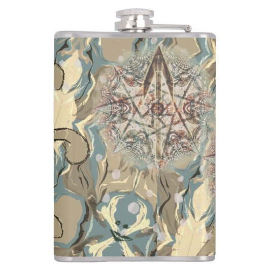 Flasques Camouflage déliche caché et votre texte (Dos)