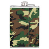 Flasques Camouflage militaire de bois des États-Unis 6 oz o (Dos)
