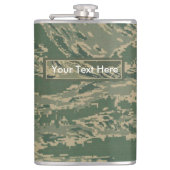Flasques Camouflage militaire vert 6 oz ou 8 oz (Devant)