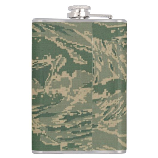 Flasques Camouflage militaire vert 6 oz ou 8 oz (Dos)